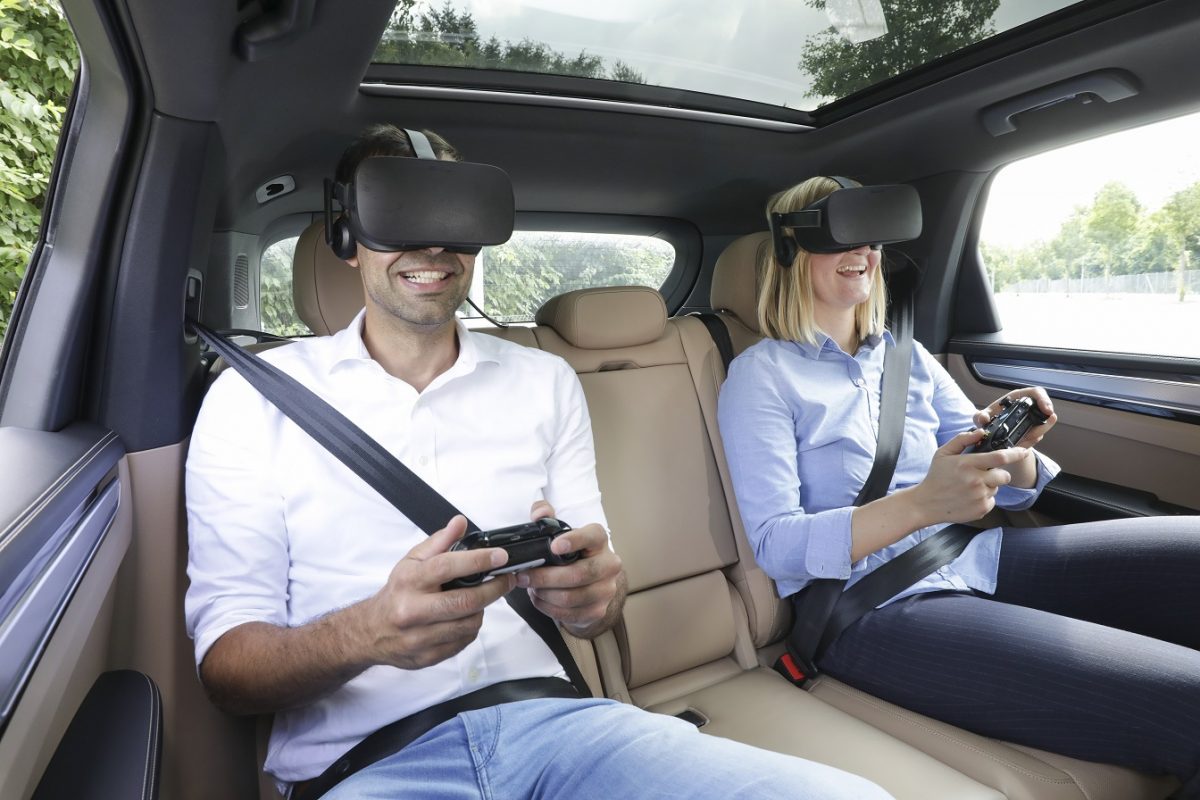 Porsche and Holoride present VR entertainment for back seat passengers