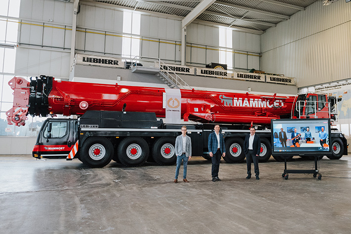 Mammoet takes delivery of first Liebherr LTM 1650- 8.1 mobile crane