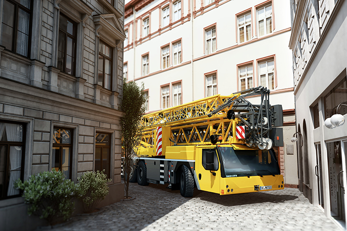 Liebherr launches the MK 73-3.1, a compact mobile crane for space-restricted construction sites