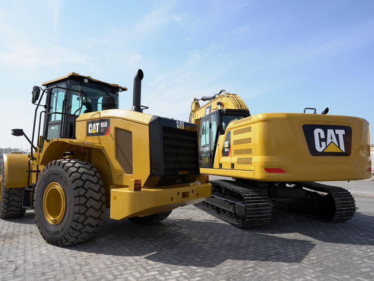 Pictures: The Cat 950 GC wheel loader and 330 GC excavator