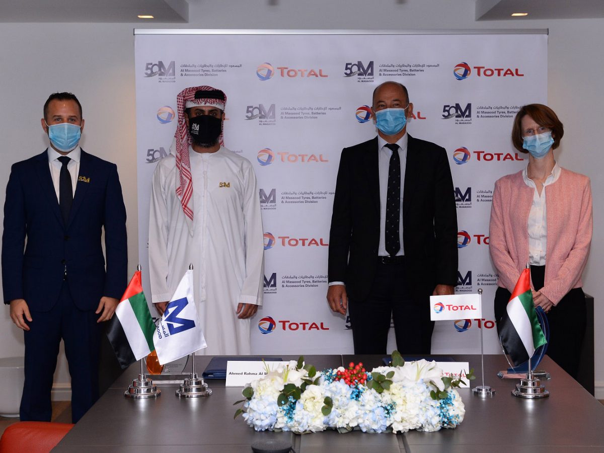 Al Masaood TBA to distribute Total branded lubricants in Abu Dhabi and Al Ain