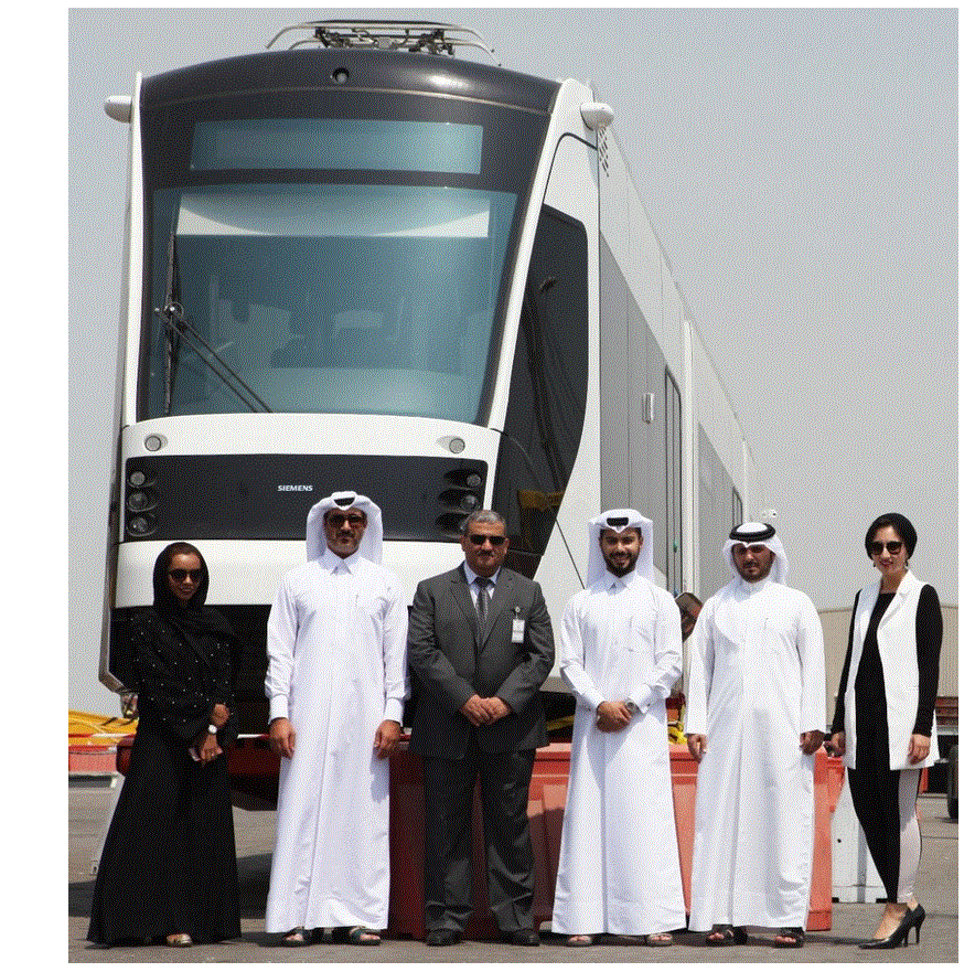 First batch of Qatar Foundation's trams arrives