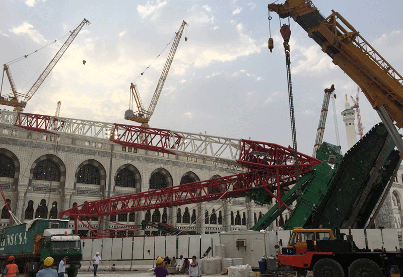 Saudi: Wind caused Grand Mosque crane collapse