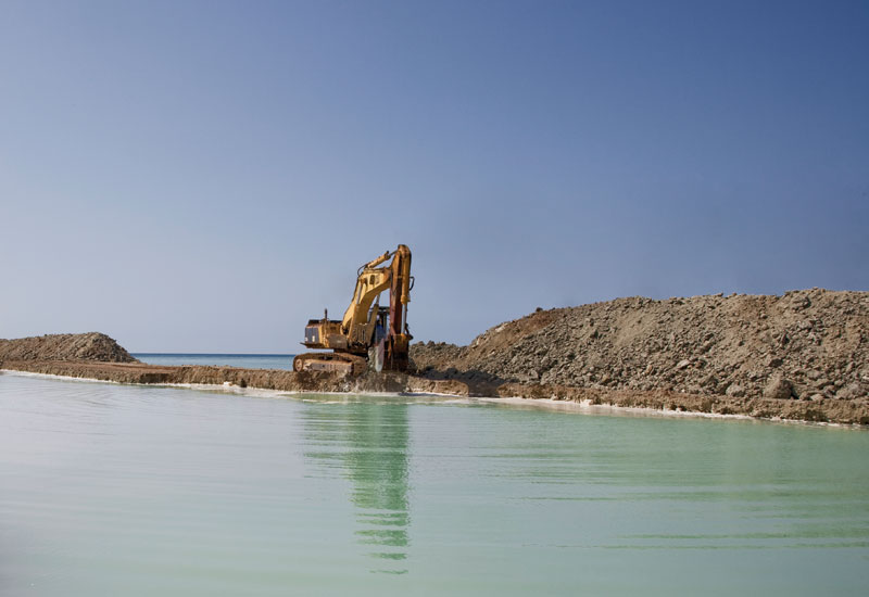 Moving the earth for prawns