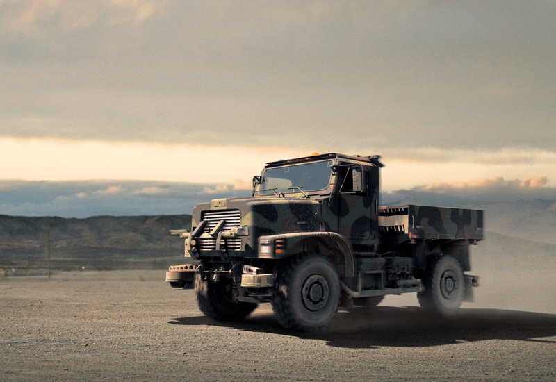 Heavy robot truck ready to enlist in US Marines