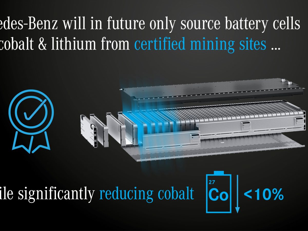 Mercedes−Benz will in future only source battery cells with cobalt & lithium from certified mining sites