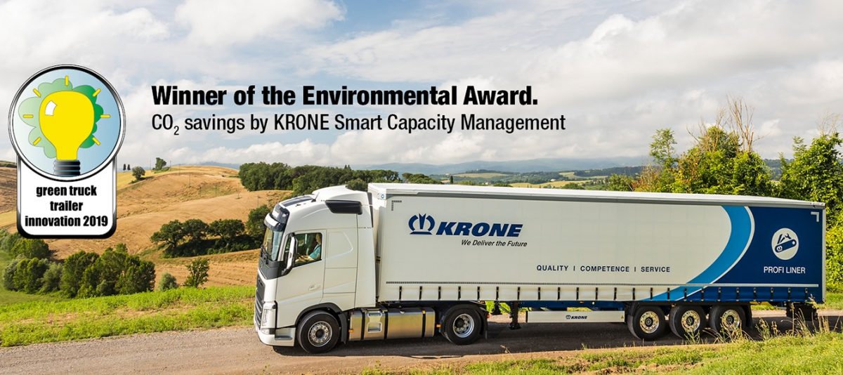 Krone wins Green Truck Trailer Award at the Transport Logistics 2019 expo