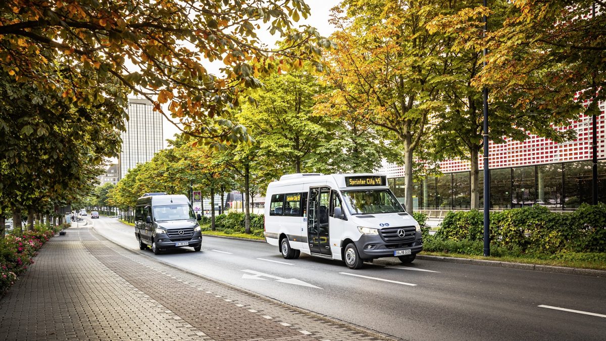 Mercedes-Benz launches Sprinter Transfer 45 and Sprinter City 45 minibuses for long-distance and regular-service transportation