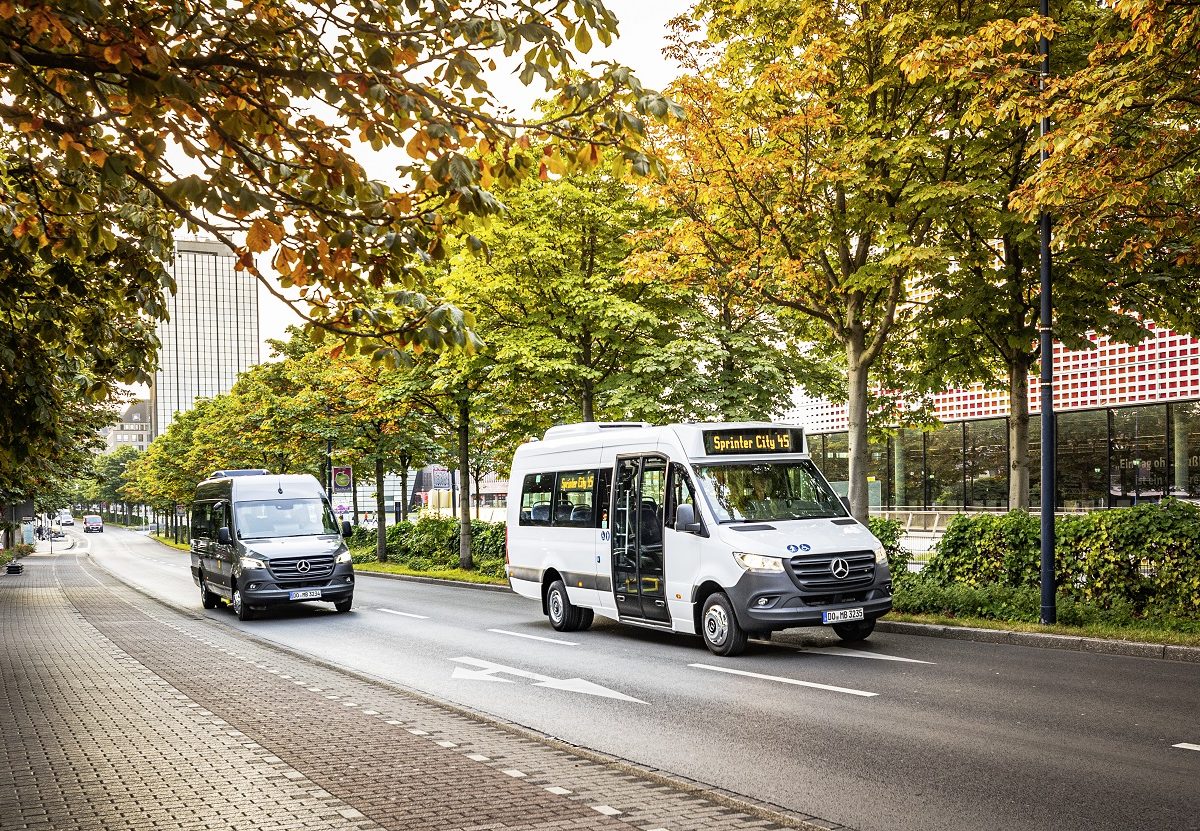 Mercedes-Benz launches Sprinter Transfer 45 and Sprinter City 45 minibuses for long-distance and regular-service transportation