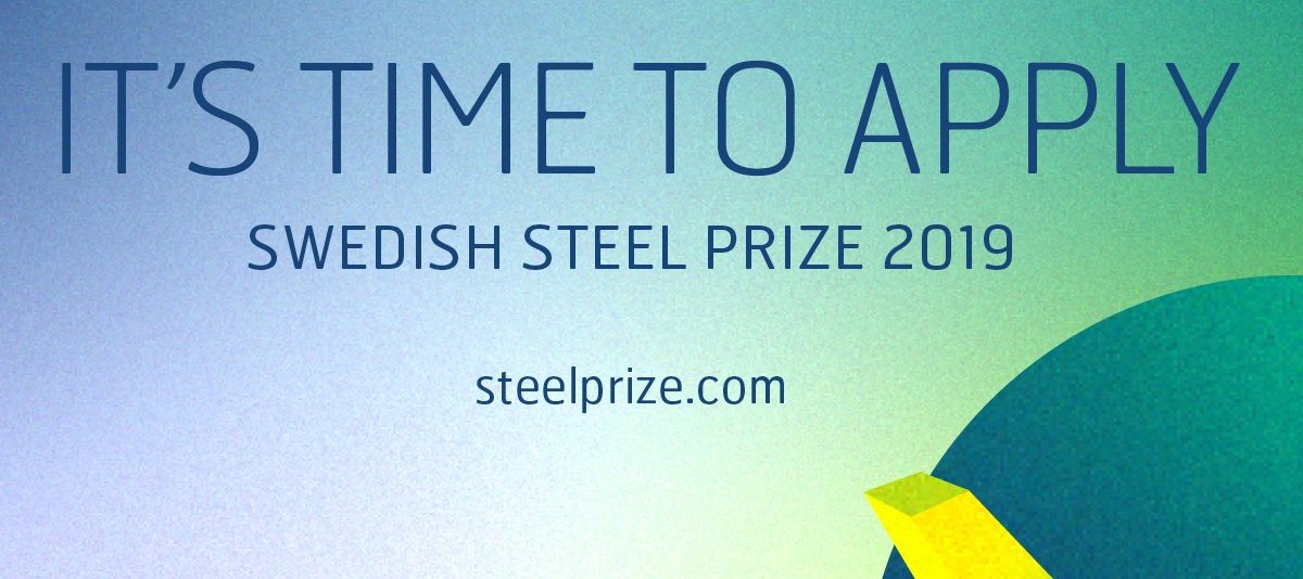 Entries open for Swedish Steel Prize 2019