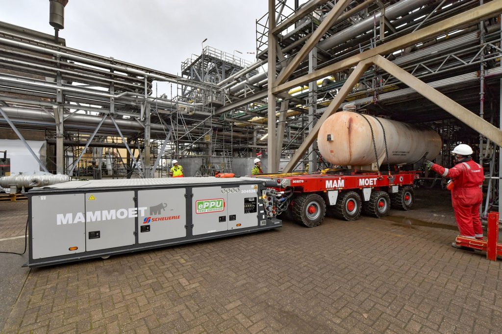 Mammoet demonstrates feasibility of electric-powered SPMTs - PMV Middle ...