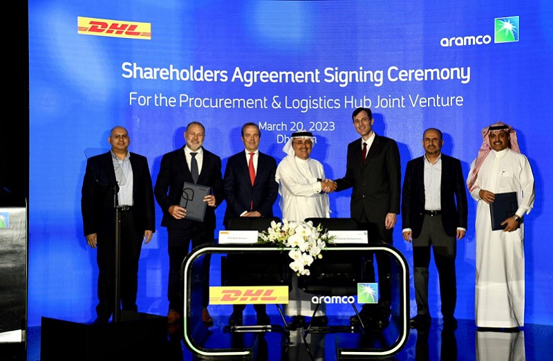 Aramco-DHL Supply Chain signing ceremony