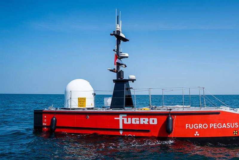 Fugro unmmaned subsea survey vessel