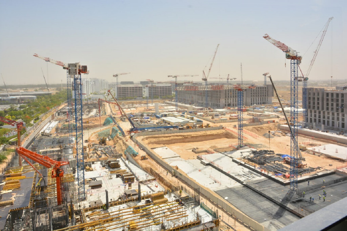 Raimondi Cranes at work for constructing Sharjah's newest mega-city