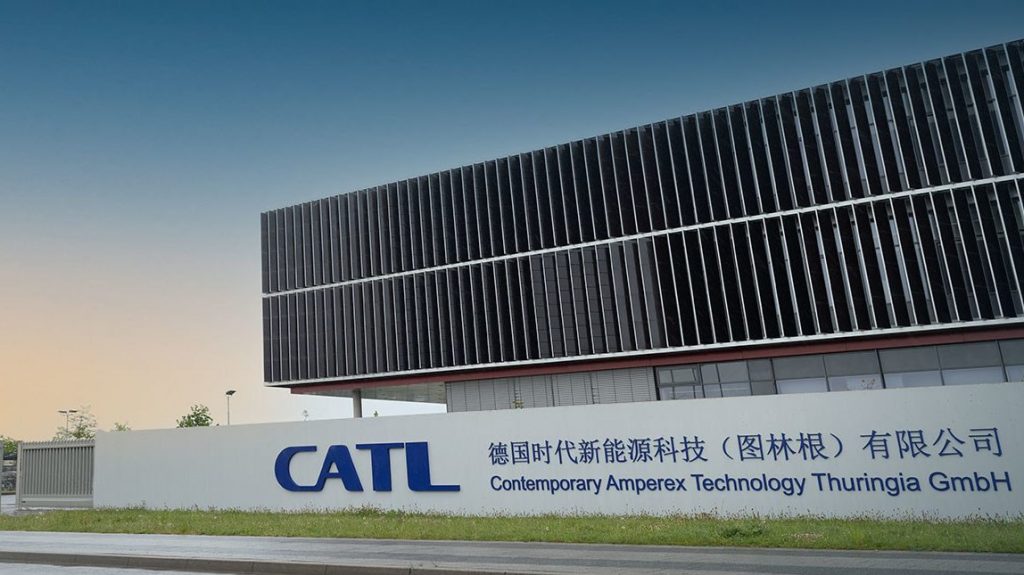 CATL battery plant for electric cars