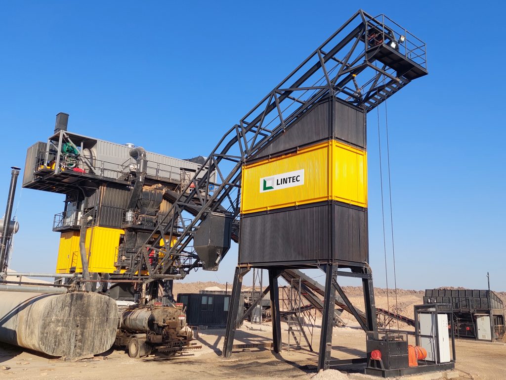 Lintec & Linnhoff Lintec CSD2500B containerised asphalt plant 