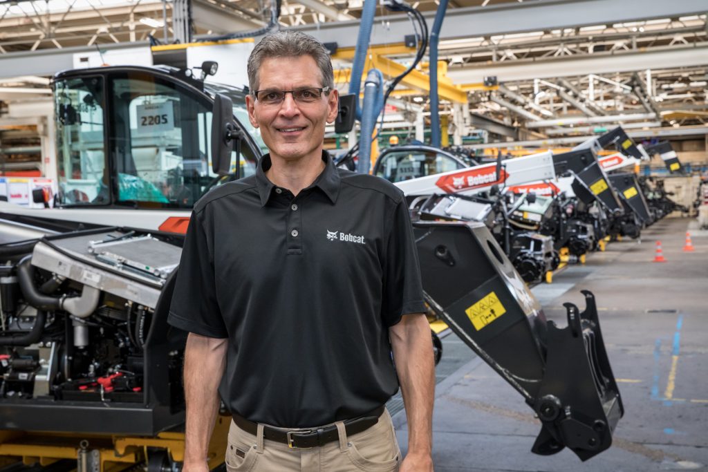 Bobcat telehandler factory Pontchateau Gary Hornbacher