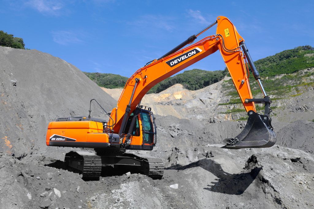 Develon new excavator range