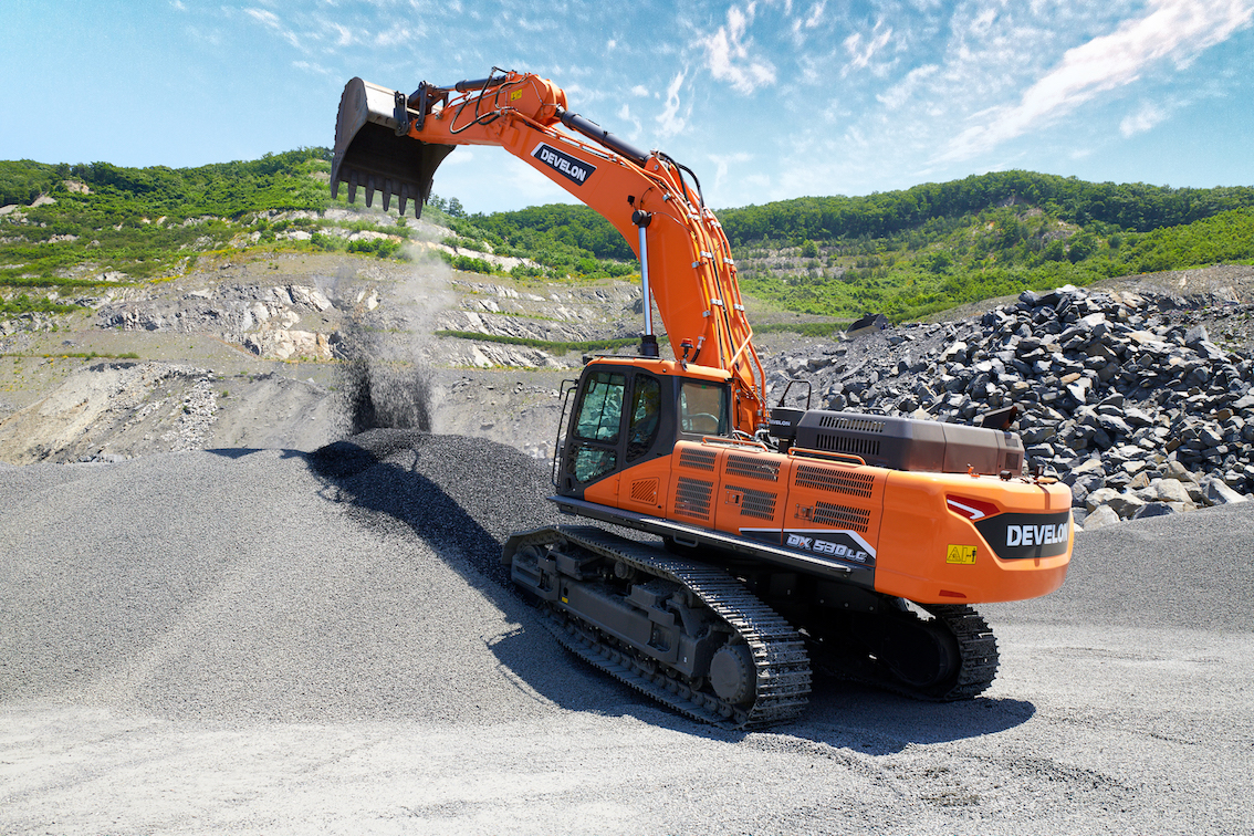 Develon new excavator range