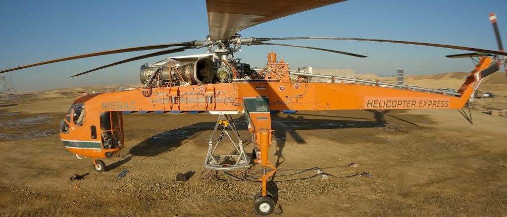 Helicopter aided sustainable construction