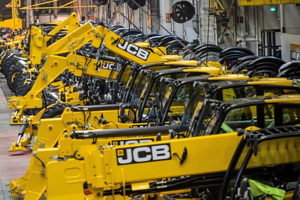 Manufacturers Power List JCB