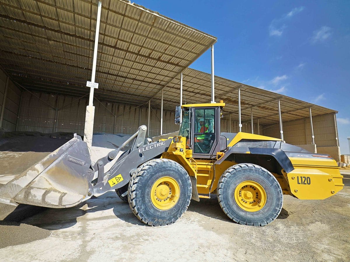 Volvo CE announces launch of Volvo L120 Electric wheel loader in Middle East after successful customer tests in UAE